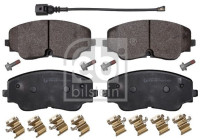 Brake pad set, disc brake 1002010 FEBI