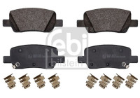 Brake pad set, disc brake 1003346 FEBI