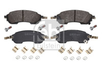Brake pad set, disc brake 1003347 FEBI