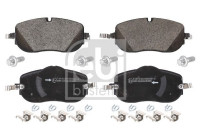 Brake pad set, disc brake 1004618 FEBI