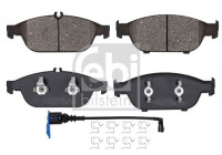Brake pad set, disc brake 1008521 FEBI
