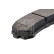 Brake pad set, disc brake 1009118 FEBI, Thumbnail 2