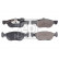 Brake Pad Set, disc brake 116000 FEBI, Thumbnail 2