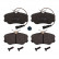 Brake Pad Set, disc brake 116004 FEBI