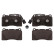 Brake Pad Set, disc brake 116005 FEBI