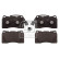 Brake Pad Set, disc brake 116005 FEBI, Thumbnail 2