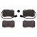 Brake Pad Set, disc brake 116010 FEBI
