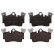 Brake Pad Set, disc brake 116020 FEBI