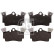 Brake Pad Set, disc brake 116020 FEBI, Thumbnail 2