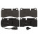 Brake Pad Set, disc brake 116022 FEBI