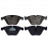 Brake Pad Set, disc brake 116031 FEBI