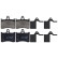 Brake Pad Set, disc brake 116035 FEBI