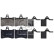 Brake Pad Set, disc brake 116035 FEBI, Thumbnail 2