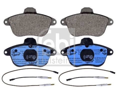 Brake Pad Set, disc brake 116038 FEBI, Image 2