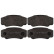 Brake Pad Set, disc brake 116047 FEBI