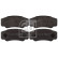 Brake Pad Set, disc brake 116047 FEBI, Thumbnail 2