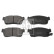 Brake Pad Set, disc brake 116048 FEBI, Thumbnail 2