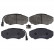 Brake Pad Set, disc brake 116049 FEBI