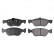 Brake Pad Set, disc brake 116050 FEBI