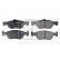 Brake Pad Set, disc brake 116050 FEBI, Thumbnail 2