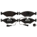 Brake Pad Set, disc brake 116052 FEBI