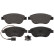 Brake Pad Set, disc brake 116054 FEBI