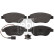 Brake Pad Set, disc brake 116054 FEBI, Thumbnail 2