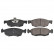 Brake Pad Set, disc brake 116056 FEBI