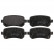 Brake Pad Set, disc brake 116060 FEBI