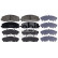 Brake Pad Set, disc brake 116061 FEBI, Thumbnail 2