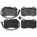 Brake Pad Set, disc brake 116062 FEBI