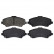 Brake Pad Set, disc brake 116063 FEBI