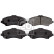 Brake Pad Set, disc brake 116063 FEBI, Thumbnail 2