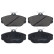 Brake Pad Set, disc brake 116077 FEBI
