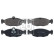 Brake Pad Set, disc brake 116082 FEBI, Thumbnail 2