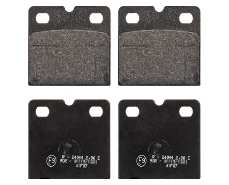 Brake Pad Set, disc brake 116087 FEBI