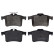 Brake Pad Set, disc brake 116089 FEBI