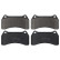 Brake Pad Set, disc brake 116091 FEBI