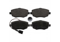 Brake Pad Set, disc brake 116097 FEBI