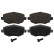 Brake Pad Set, disc brake 116098 FEBI
