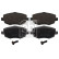 Brake Pad Set, disc brake 116098 FEBI, Thumbnail 2