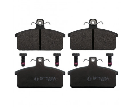 Brake Pad Set, disc brake 116100 FEBI