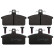 Brake Pad Set, disc brake 116100 FEBI