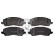 Brake Pad Set, disc brake 116102 FEBI, Thumbnail 2