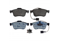 Brake Pad Set, disc brake 116104 FEBI