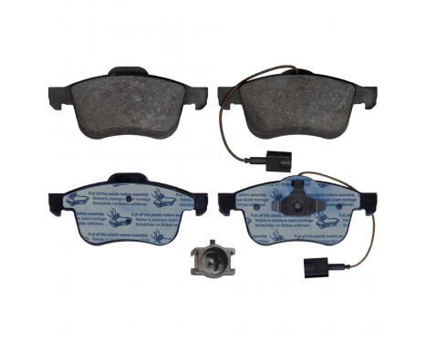 Brake Pad Set, disc brake 116104 FEBI