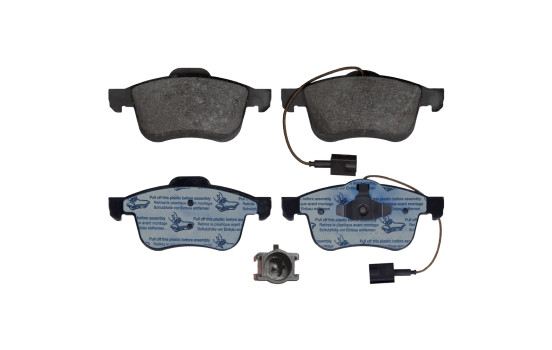 Brake Pad Set, disc brake 116104 FEBI