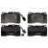 Brake Pad Set, disc brake 116107 FEBI