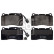 Brake Pad Set, disc brake 116107 FEBI, Thumbnail 2