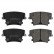 Brake Pad Set, disc brake 116109 FEBI